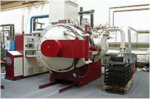 单室卧式高压高流率气淬真空炉